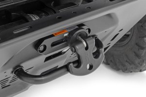 Multi-Function Winch Cleat - Rough Country - Forged Aluminum - Black